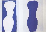 Henri Matisse Shapes white Torso and Blue Torso(Jazz) (mk35) oil on canvas